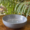 Metallic Blue Lines Serving/Salad Bowl