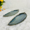 Olive Green Long Leaf Platter (Pack of 1)