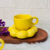 Yellow Bubble Cup Saucer (Pack of 1)