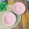 Blush Heart Ceramic Pasta Plate