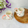 Blush Bunny Mug ? Pink Ear Edition