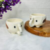 Ivory Elephant Mug ? Trunk Handle Edition - 1 pc