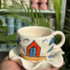 Island Sips Coffee Mug with Saucer Set