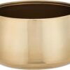 amazon basics Metal Planter Pot | Suitable for Living Room/Home Décor/Terrace/Balcony & Home Gardening (Gold)