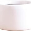 UGAOO Lilac Stories White Ceramic Pot (5.5 Inch) – Flower Pot for Indoor & Outdoor Plants | Home & Garden Decor Planter