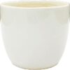 SHOPMEFAST Decorative Ceramic Planter Pot, White Glossy Finish, for Indoor/Outdoor Plants, Garden and Home Decor (Glossy White (H: 3.6 Inches., Dia: 4 Inches.))